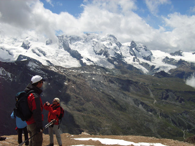 Oberrothorn (3415 m) und Unterrothorn (3103 m), Zermatt